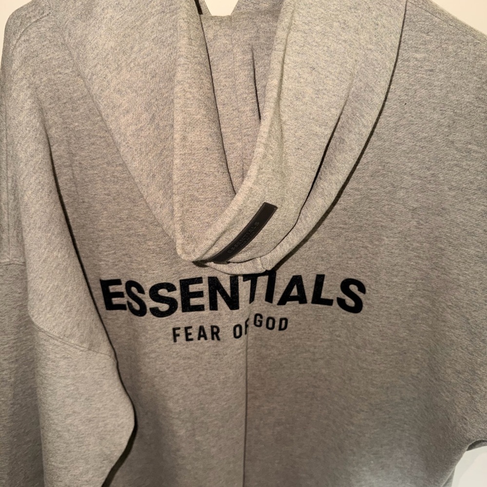 Essentials Heather Gray Pullover - image 3
